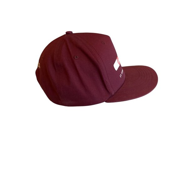 Deschutes Brewery Maroon Snapback Hat 100% Cotton "It Comes With The Territory" - Picture 4 of 6